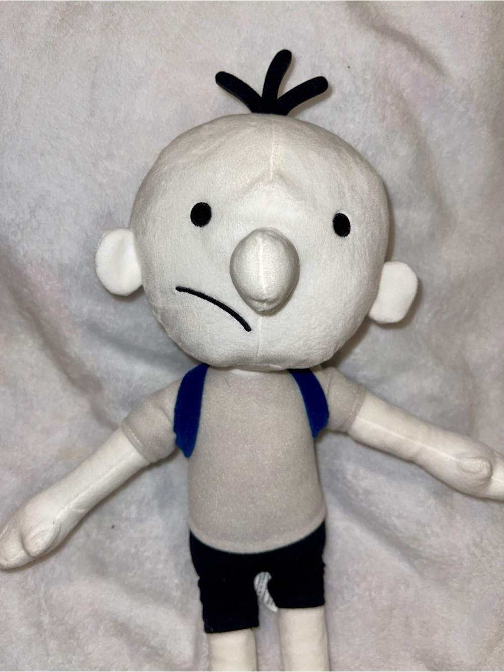 Diary of a Wimpy Kid Greg Heffley Plush 18" Kohls Cares Stuffed Doll Backpack